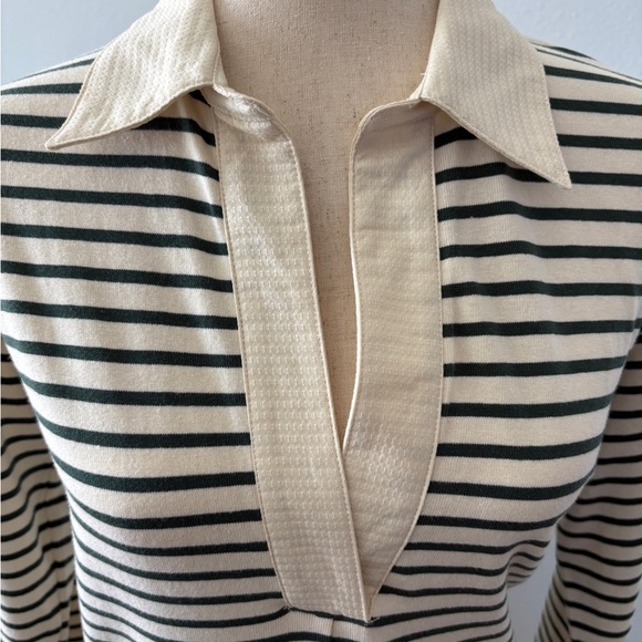 Tuckernuck Green Stripe Ashton Knit Polo Dress NWOT - Picture 6 of 10